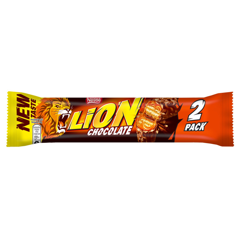 Šokoladinis batonėlis NESTLE LION, 2PACK, 60 g