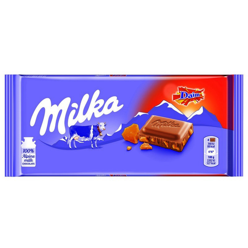 Šokoladas MILKA DAIM, 100 g