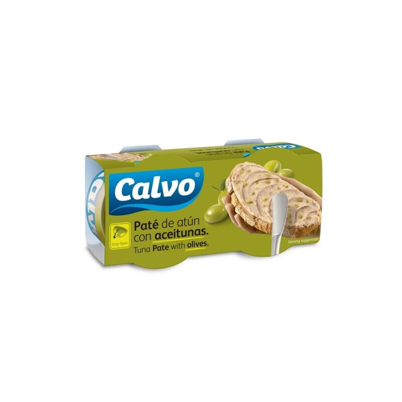 Tuno paštetas CALVO su alyvuogėmis, 150 g