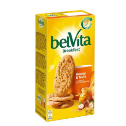 Sausainiai BELVITA su riešutais ir medumi, 300 g