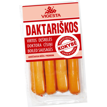 Virtos DAKTARIŠKOS dešrelės , a.r., 700 g