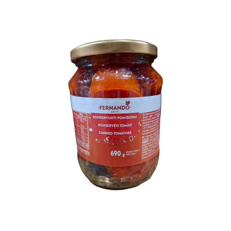 Konservuoti pomidorai FERNANDO, 690 g