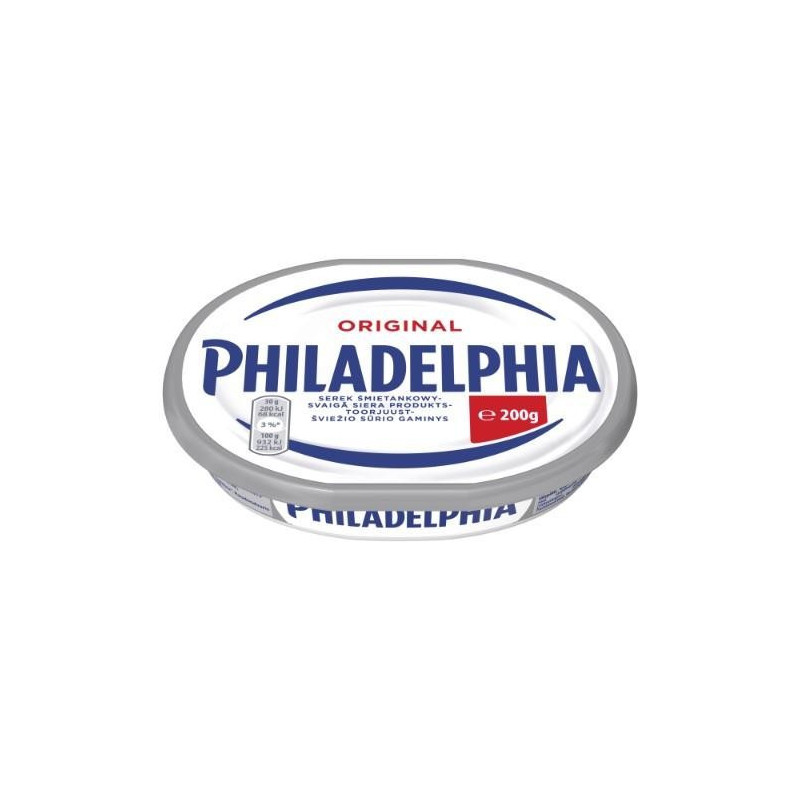 Tepamas varškės sūris PHILADELPHIA, originalus, 200 g