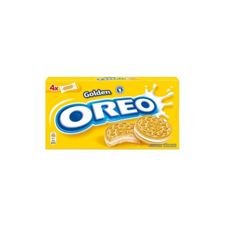 Sausainiai OREO GOLDEN su vanilės skonio įdaru, 176 g