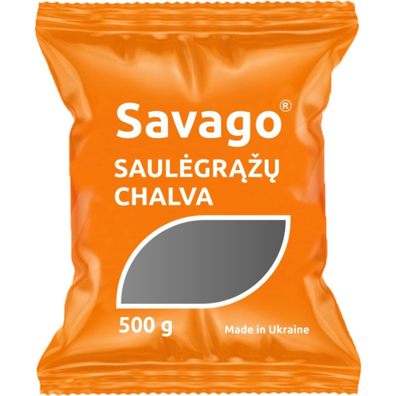 Saulėgrąžų chalva Savago, 500 g