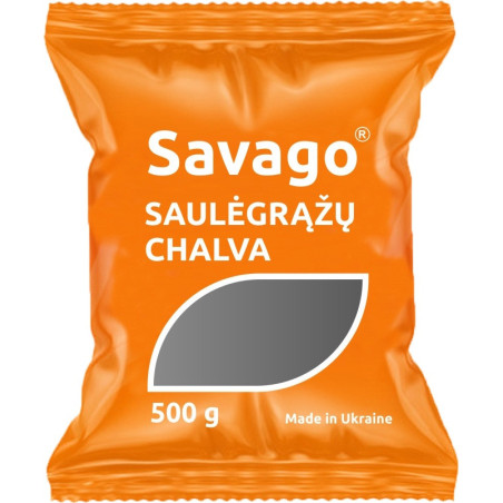 Saulėgrąžų chalva Savago, 500 g