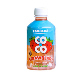Braškių skonio gėrimas su kokosų gabaliukais MAIKAI COCO, 280 ml