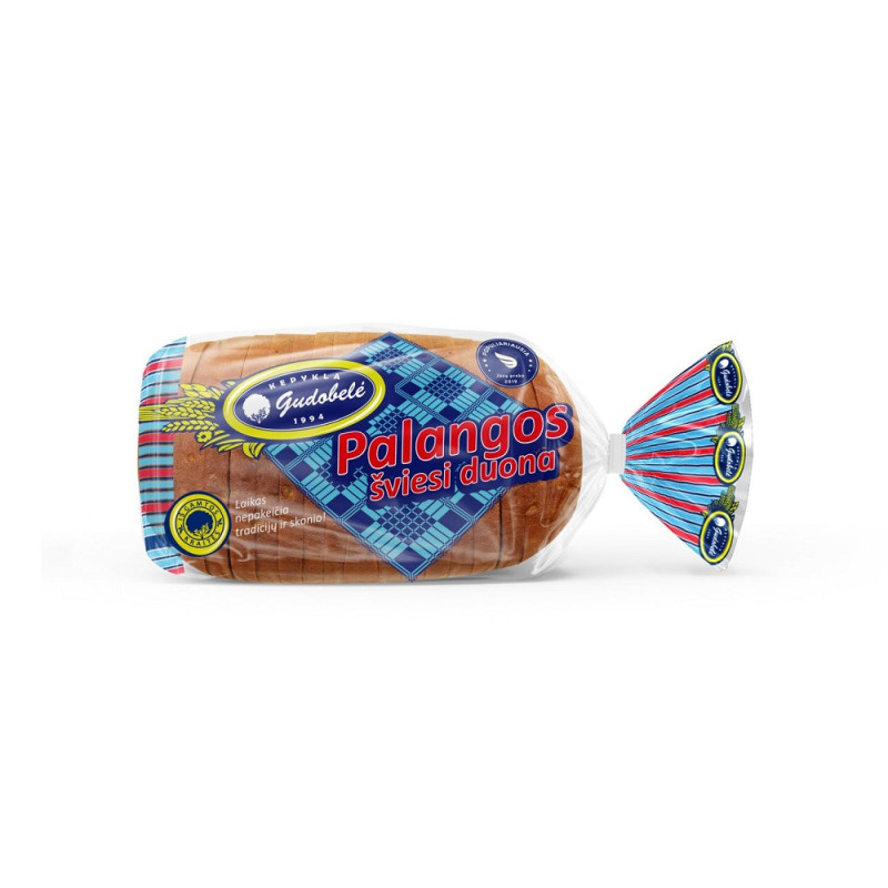 Šviesi ruginė raikyta PALANGOS duona, 700 g