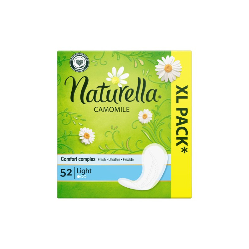 Hig. įklotai NATURELLA CAMOMILE, 52 vnt