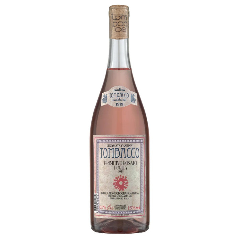 Vynas-Tombacco Primitivo Rosato IGT Puglia 13% 0.75L