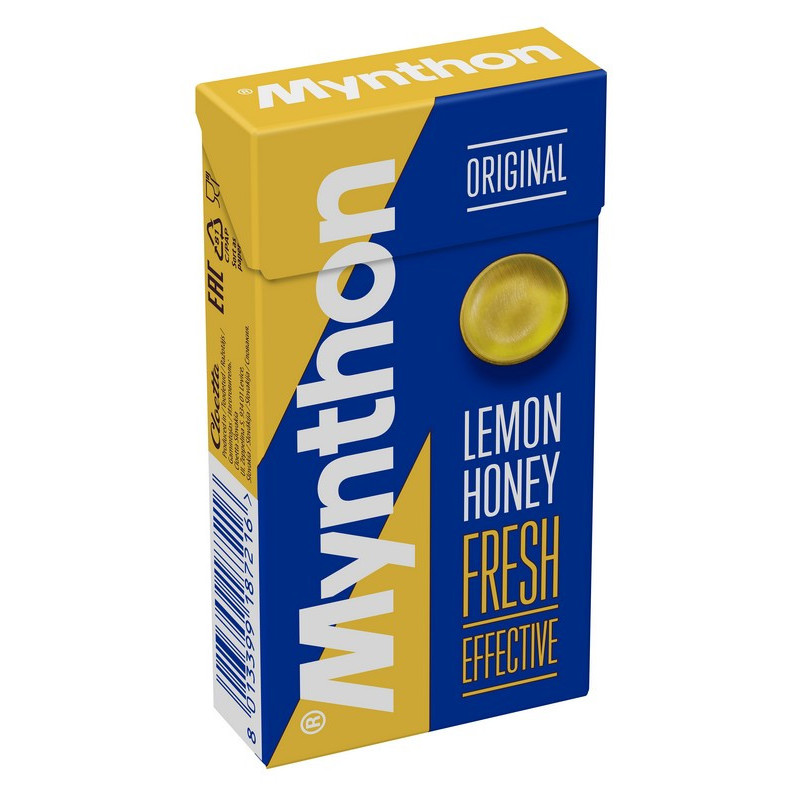 Pastilės MYNTHON LEMON HONEY, 34 g