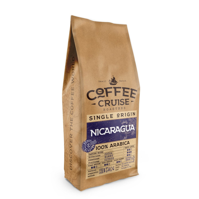Kavos pupelės Coffee Cruise Nicaragua 1kg