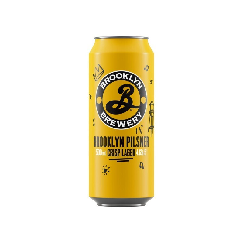 Alus BROOKLYN PILSNER, 4,6 %, 500 ml