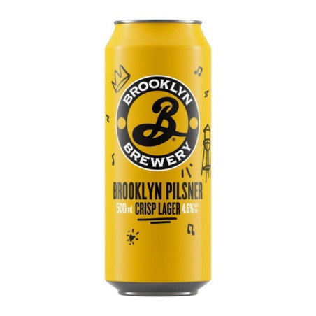 Alus BROOKLYN PILSNER, 4,6 %, 500 ml