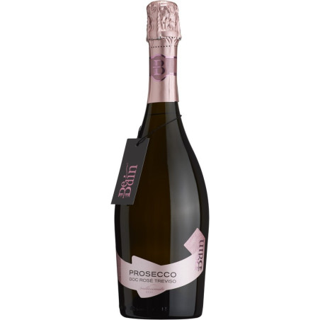 Put. vynas BEDIN TREVISO PROSECCO ROSE BRUT 11 %, 750 ml