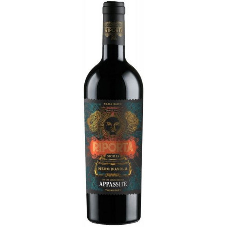 Vynas RIPORTA NERO DAVOLA APPASSITE, r. p. s., 13 %, 0,75 l