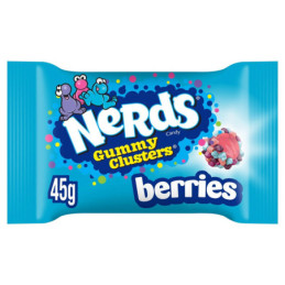 Saldainiai NERDS CLUSTERS (VERY BERRY), 45 g