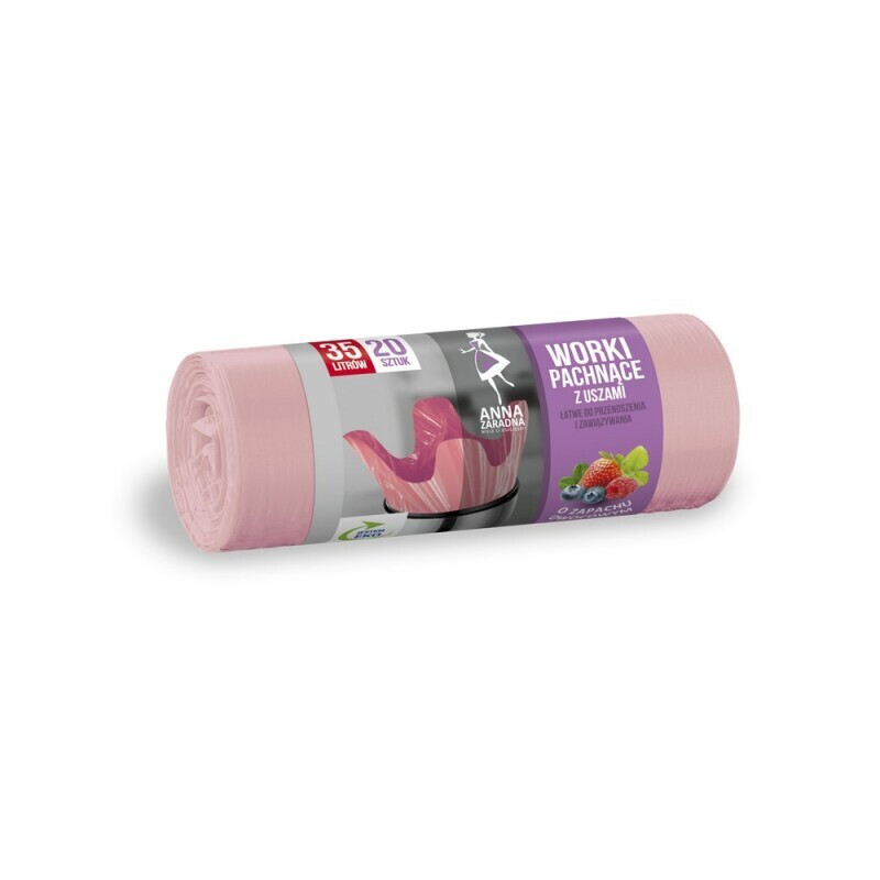 Kvep. šiukšlių maišai ANNA ZARADNA, 12 mik., 35l,20vnt.