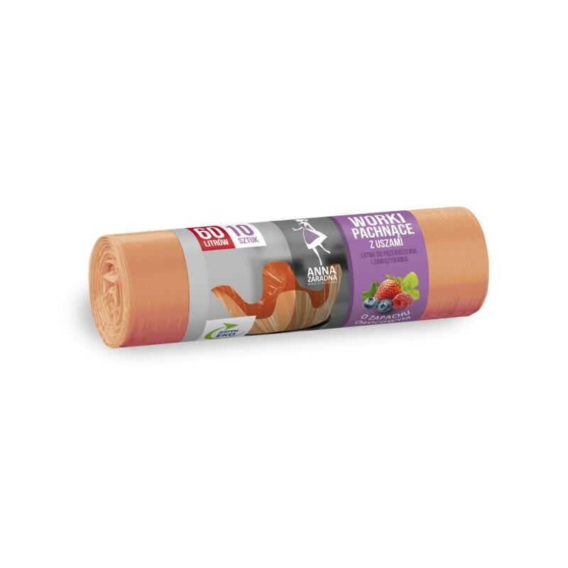 Kvep. šiukšlių maišai ANNA ZARADNA, 16 mik., 60l,10vnt.