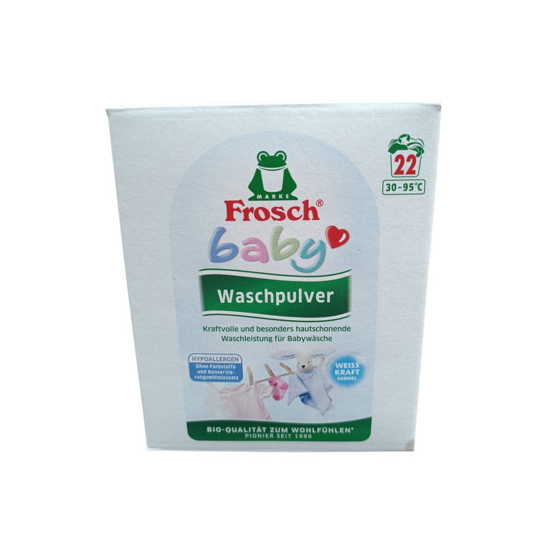 Skalbimo milt.Frosch BABY  kūdikių dr, 22 skalb., 1452 g
