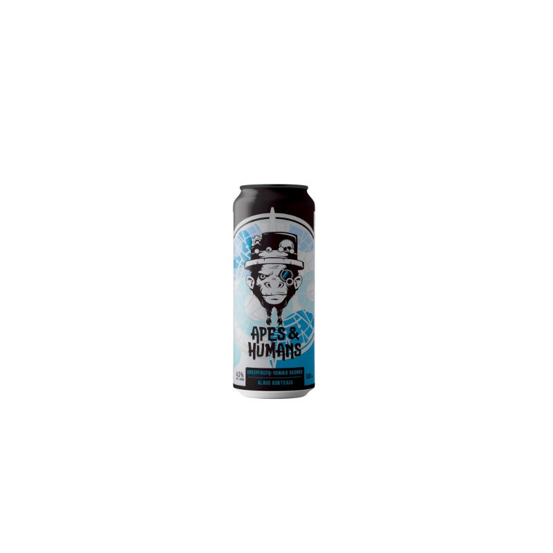 Gaz. alaus kokteilis Apes and Humans greipfrutų sk., 4,3% 0,5l
