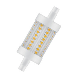LED lemputė Osram, R7S, 78mm, 7W, 2700K, 806lm, skaidri