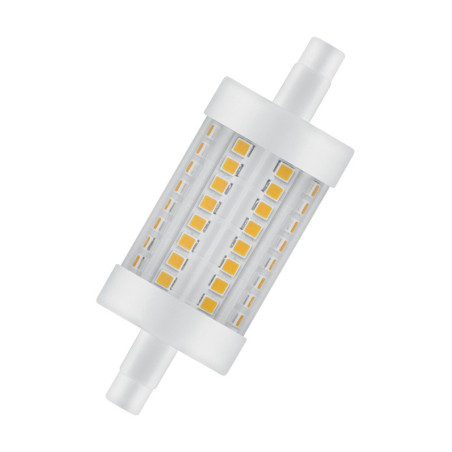 LED lemputė Osram, R7S, 78mm, 7W, 2700K, 806lm, skaidri