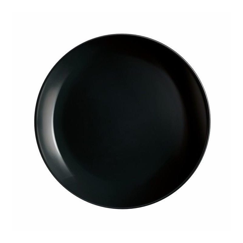 Desertinė lėkštė LUMINARC DIWALI BLACK, Ø19 cm Desertinė lėkštė LUMINARC DIWALI BLACK, Ø19 cm