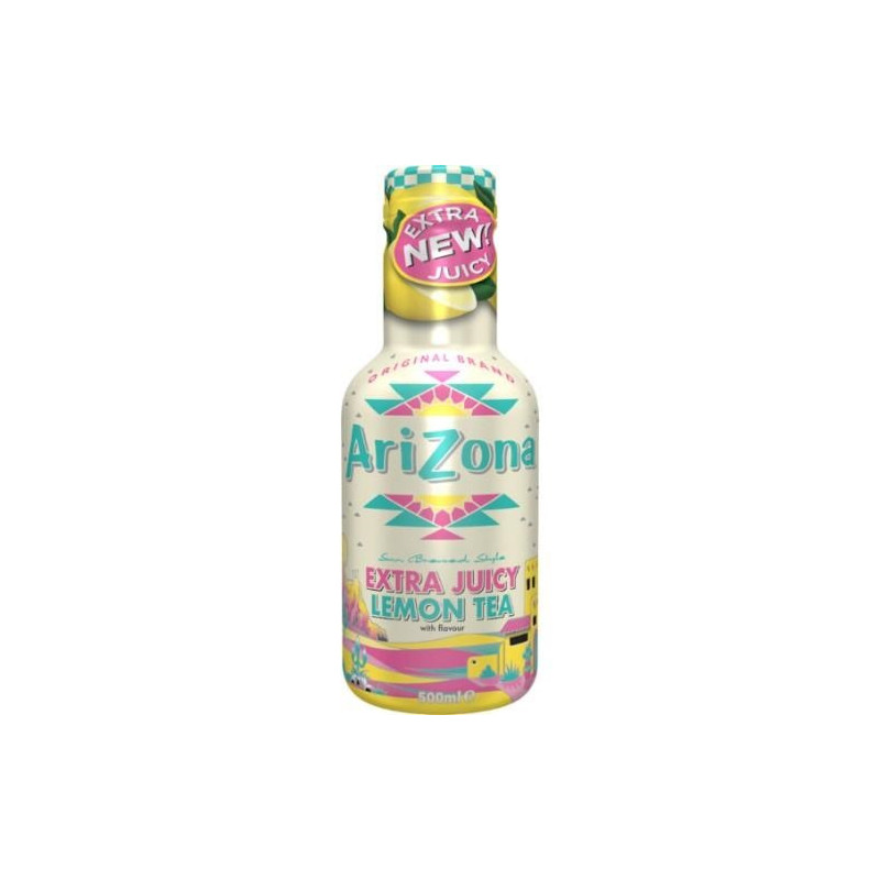 Šaltos arbatos gėrimas ARIZONA Extra Juicy citrinų sk., 450 ml Šaltos arbatos gėrimas ARIZONA Extra Juicy citrinų sk., 450 ml