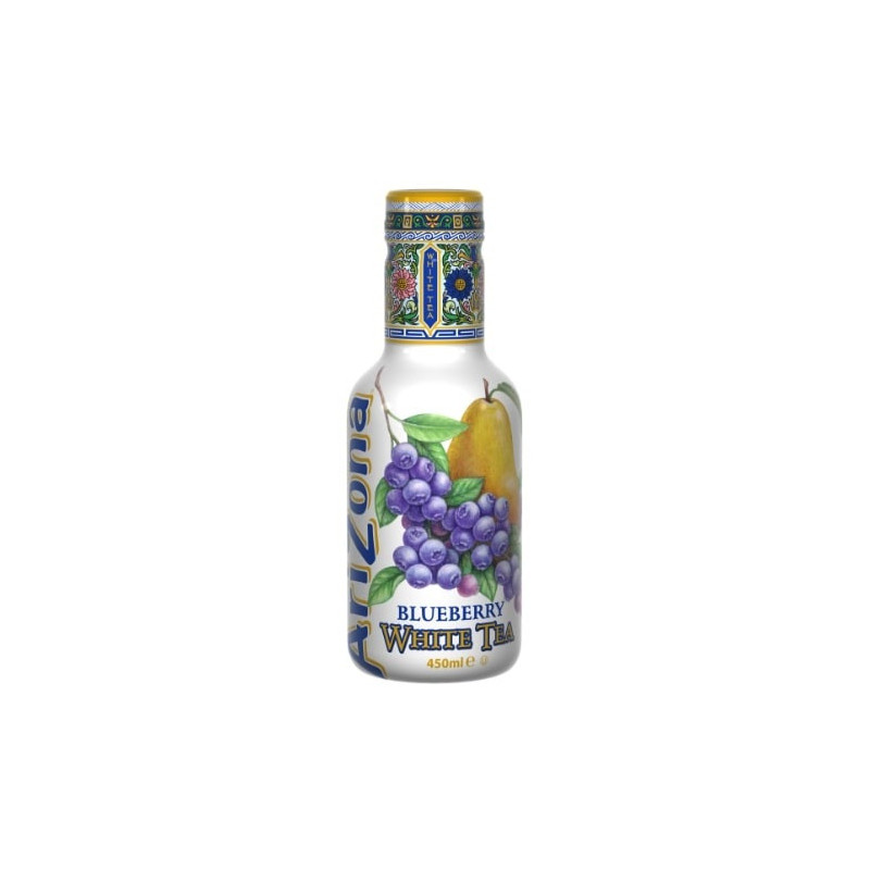 Baltosios arbatos gėrimas ARIZONA, mėlynių skonio, 450 ml Baltosios arbatos gėrimas ARIZONA, mėlynių skonio, 450 ml