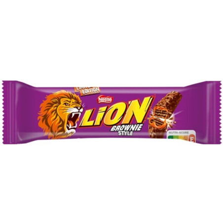 Batonėlis NESTLE LION BROWNIE, 40 g