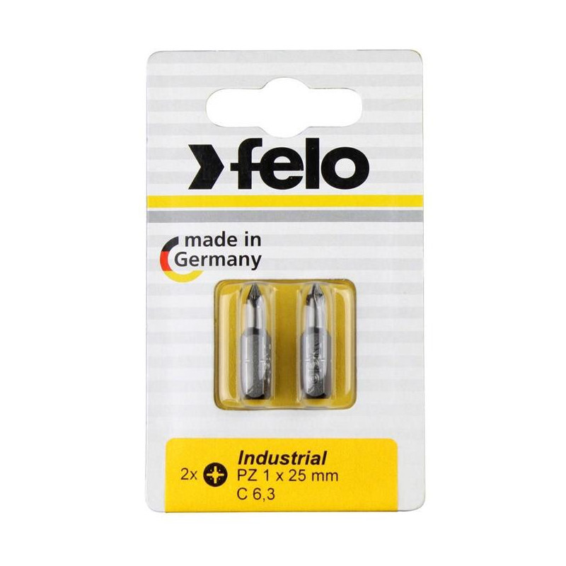 Atsuktuvų antgaliai Felo PZ1, 25 mm, 2 vnt Atsuktuvų antgaliai Felo PZ1, 25 mm, 2 vnt