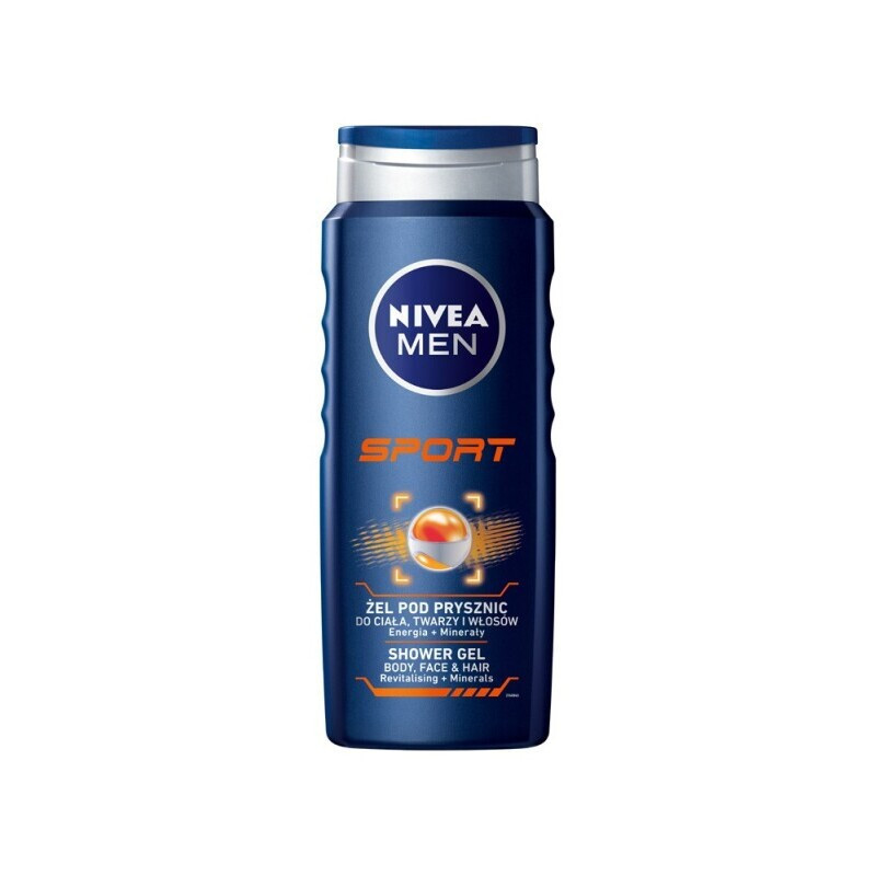 Dušo želė NIVEA Men sport, 500ml