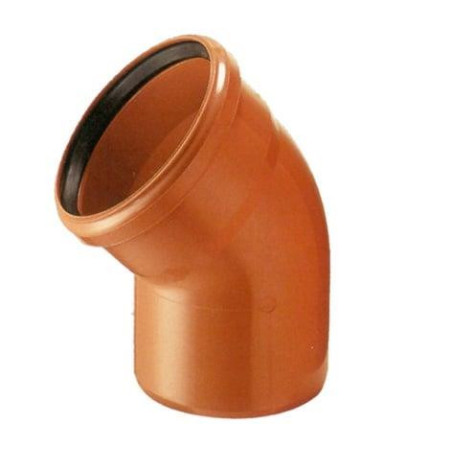 Lauko kanalizacijos alkūnė Magnaplast, Ø 110 mm, 45°