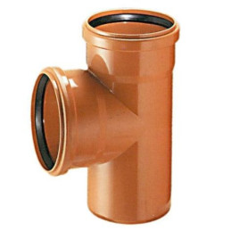 Lauko kanalizacijos trišakis Magnaplast, Ø 110 / 110 mm, 87°
