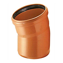 Lauko kanalizacijos alkūnė Magnaplast, Ø 110 mm, 15°