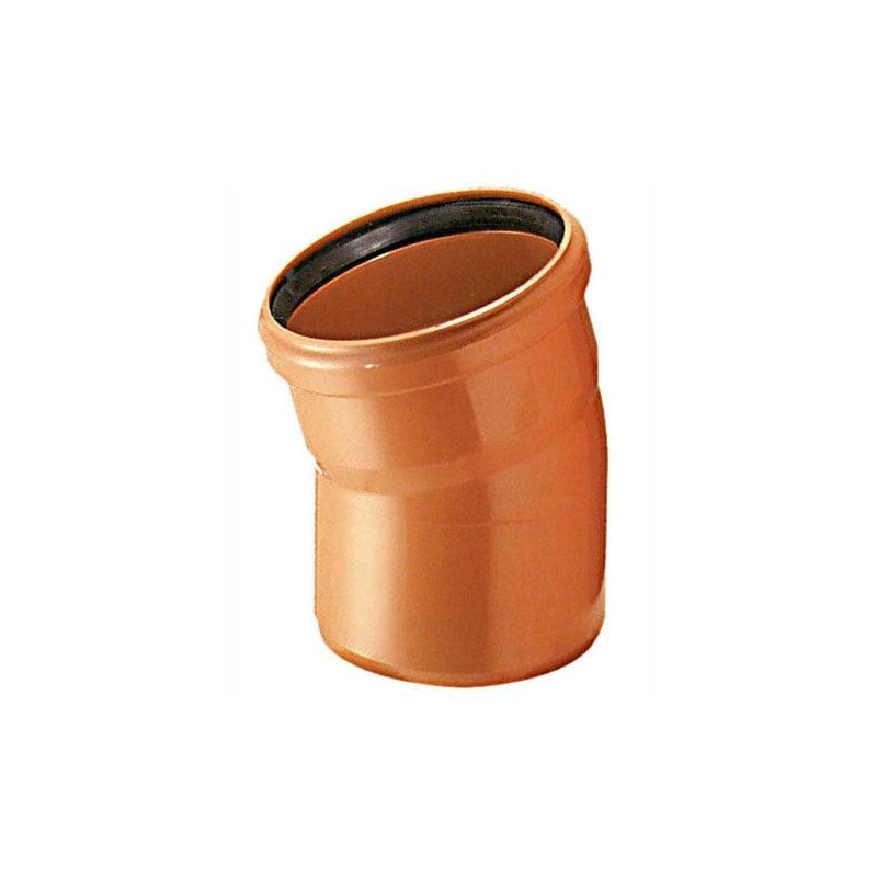 Lauko kanalizacijos alkūnė Magnaplast, Ø 110 mm, 15°