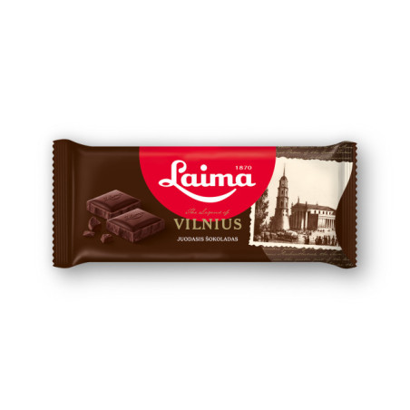 Juodasis šokoladas LAIMA VILNIUS, 90 g