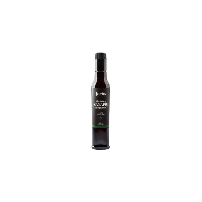 Pluoštinių kanapių sėklų aliejus, 250 ml Pluoštinių kanapių sėklų aliejus, 250 ml