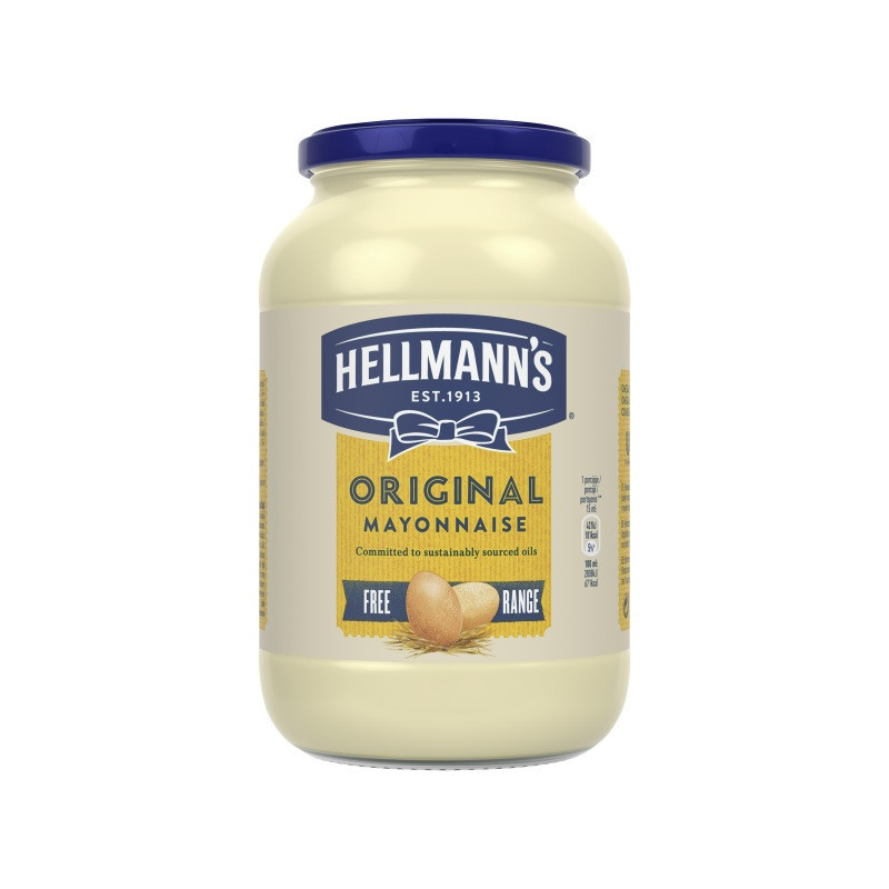 Majonezas HELLMANNS, ORIGINAL, 76% rieb., 855 ml