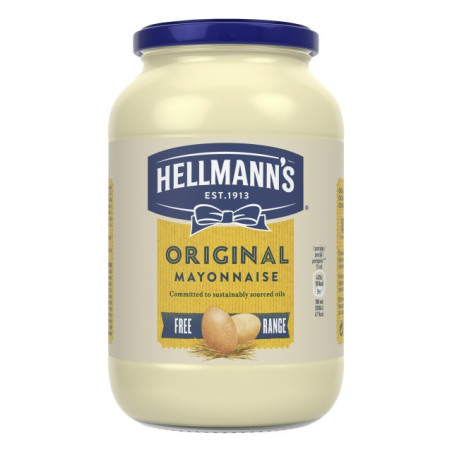 Majonezas HELLMANNS, ORIGINAL, 76% rieb., 855 ml