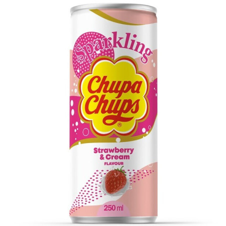 Gaivusis gėrimas CHUPA CHUPS STRAWBERRY, 250 ml