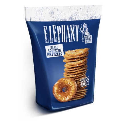 Krekeriai su druska ELEPHANT Salt, 80 g