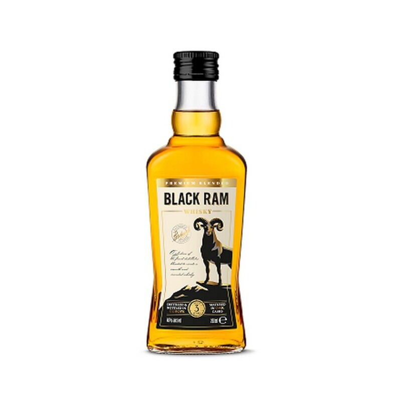 Viskis BLACK RAM, 40 %, 200 ml