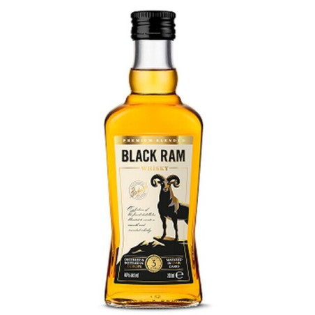 Viskis BLACK RAM, 40 %, 200 ml