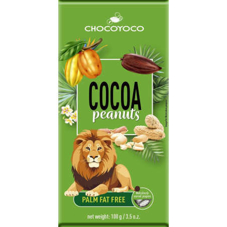 Pieniškas šokoladas MILK-COCOA su riešutais, 100 g
