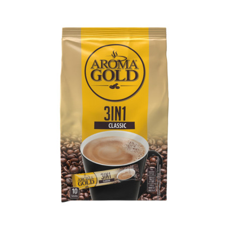 Kavos gėrimas AROMA GOLD 3 in1, 20 vnt.