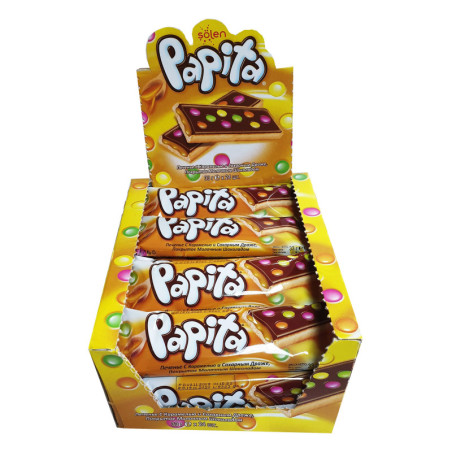 Šokoladinis batonėlis PAPITA CARAMEL, 33 g