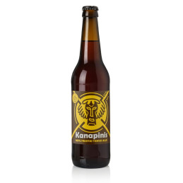 Tamsusis alus KANAPINIS, 5.3 %, 0.5 l