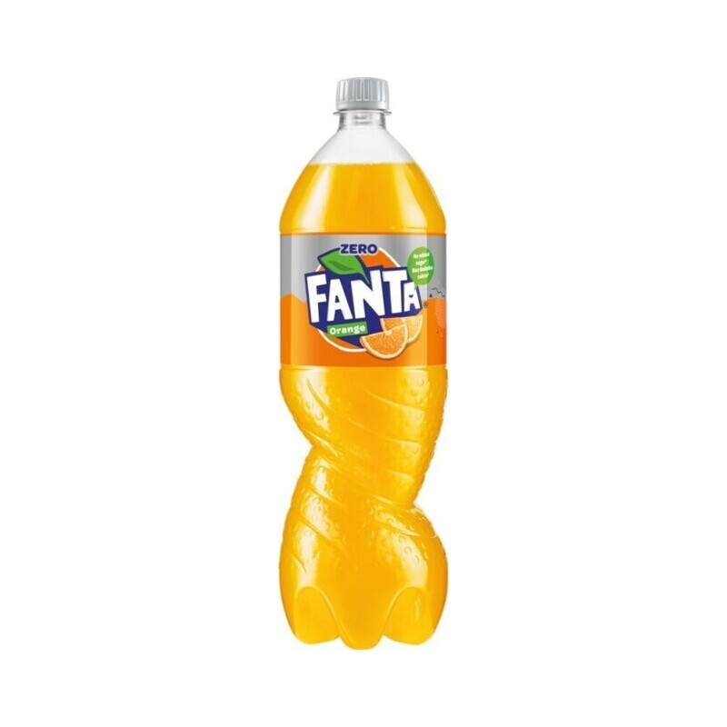 Gazuotas gėrimas FANTA ORANGE ZERO, apelsinų sk., 1,5 l